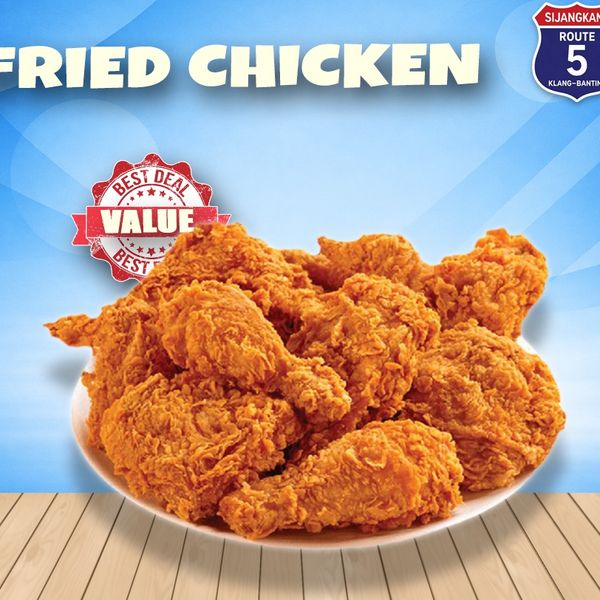 Fried Chicken 10 Pcs (Ala-Carte)